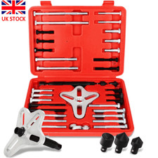 46PCS Gear Puller/Harmonic Balancer Kit Pulley Steering Wheel Crank Removal Tool