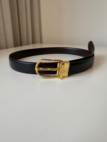 Gucci vintage black leather - gucci,