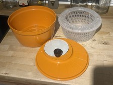 1970 Moulinex Orange Vintage Salad Spinner 313,000
