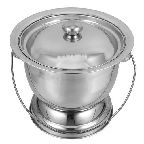 Stainless steel urinary pot - stainless,