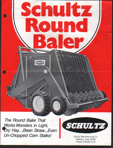 Schultz round baler brochure - schultz,