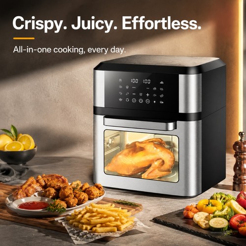 12l 1750w air fryer - 12l, oven
