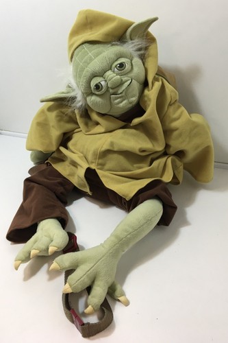 Star wars yoda plush backpack - star,