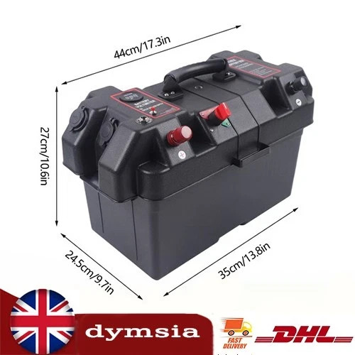 Large leisure battery box with - large,