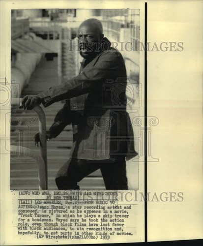 1973 press photo isaac hayes - 1973,