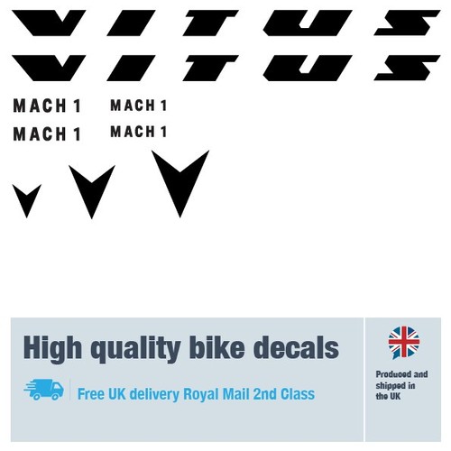 Vitus mach bike decals - mach,