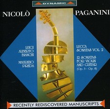 N. Paganini - 12 Sonatas for Violin & Guitar: Sonata Di Lucca [Used Very Good CD
