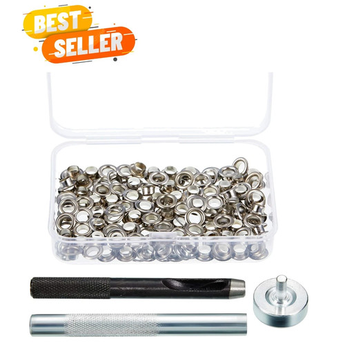 100 sets grommet eyelets kit - 100,