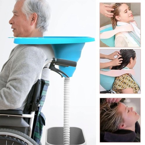 Portable folding shampoo basin - portable,