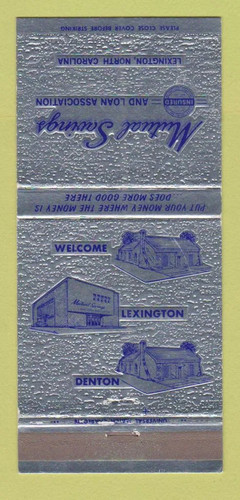 Matchbook cover mutual - matchbook,