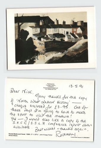 Vintage postcard john - vintage,