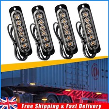 4Pcs Beacon LED Amber Strobe