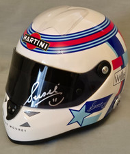 Susie Wolff SIGNED Williams Martini F1 Race 1/2 half scale mini F1 helmet
