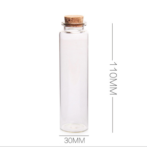 Clear glass bottles with - bottles, cork