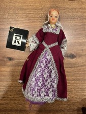 Collectible Vintage Rexard Doll w tag UK Souvenir 8" Tall