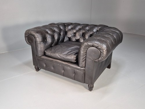 Vintage black leather - vintage,