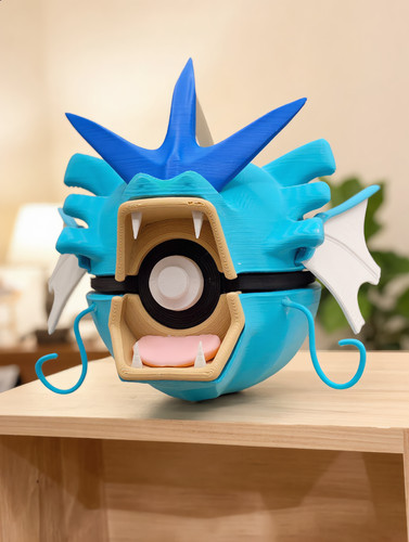 Gyarados pokeball printed - 3d,