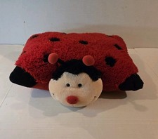 Pillow Pets Ladybug Folding Pillow Animal Red & Black 2010 Plush