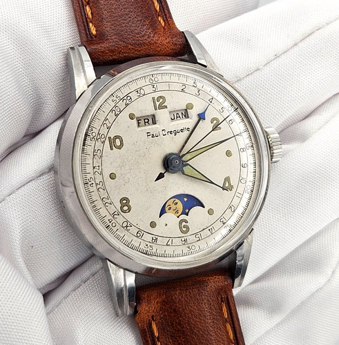Heuer signed valjoux - valjoux, triple