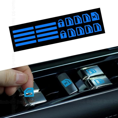 Luminous blue car interior - blue,