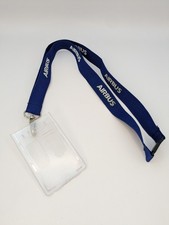 Airbus Lanyard - With Badge Holder - Corporate blue