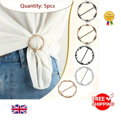 5pcs metal scarf - metal, clips