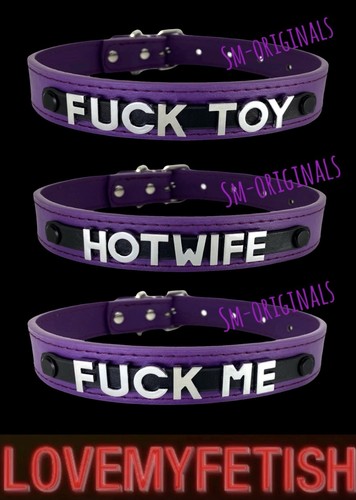 Hotwife choker collar bdsm - choker,