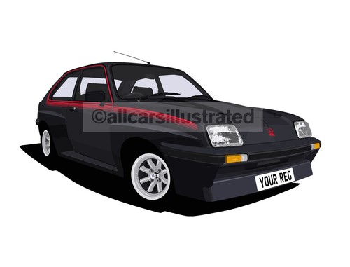 Vauxhall chevette hsr - chevette, (black)