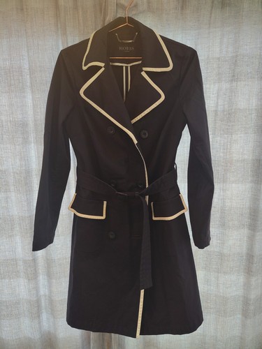 Hobbs navy trench coat - uk, 10