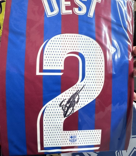 Sergino dest signed barcelona - dest,