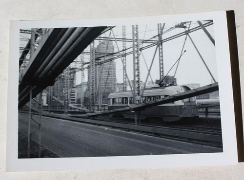Trolley street car bridge - street,