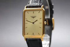 [Near MINT] LONGINES 140 7426 Gold Dial Cal.L140.6 Quartz Men's Watch From JAPAN