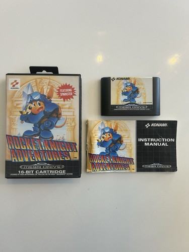 Sega mega drive game rocket - mega,