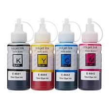 4 Ink Bottles (Set) for Epson EcoTank ET-2650 L110 L300 L361 L455 L565 L3050