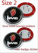 2x Set Saab Front Bonnet Rear