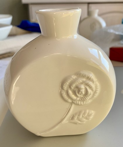 Belleek living bud vase with - belleek,