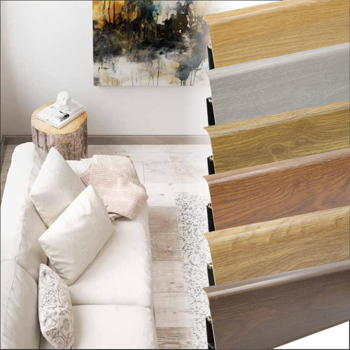 Pvc skirting board - pvc, 2.5m