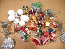 Vintage christmas baubles lot - vintage,