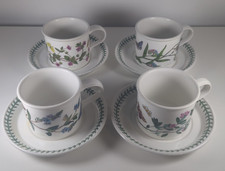 Portmeirion Botanic Garden Large  Breakfast Drum Cup & Saucer - Four Available. 