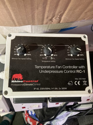 Rhino rc1 twin fan speed - rhino,