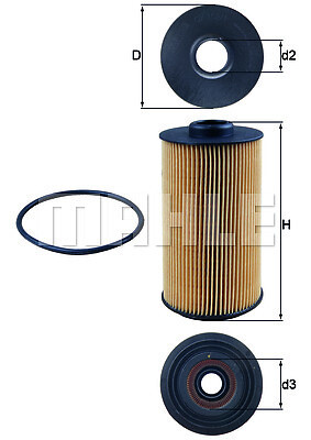 New oil filter - new,