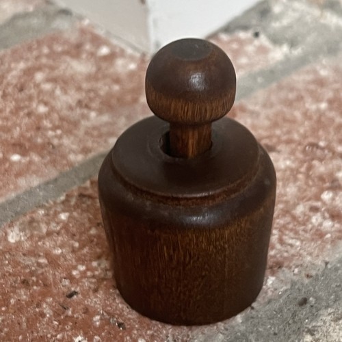 Vintage primitive wooden - primitive, 2.5"