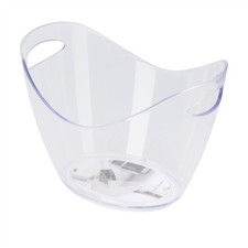 Clear Oval Champagne Ice