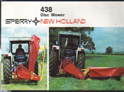 New holland 438 disc mower - holland, mower"