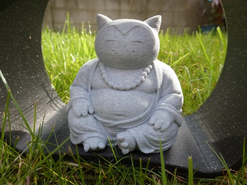 Snorlax buddha statue 12cm - buddha,