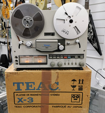 TEAC X3 Reel To Reel tape Machine 1/4 INCH 7'' REELS : Boxed with great sound