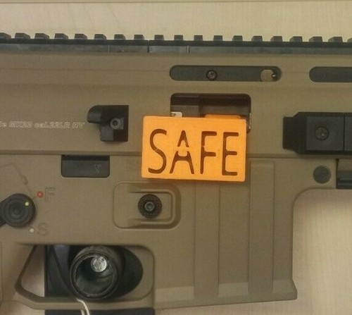 Semi auto breech flag - lr,