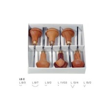 Set of 6 Pfeil Linoleum and Block cutters PF-LSC