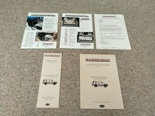 Range Rover P38 Overfinch Sales Broucher