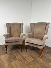 Pair of Matching Wingback